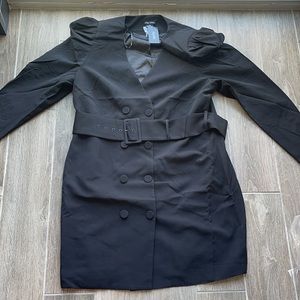 City Chic Belted Dress